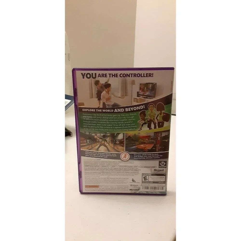 XBOX 360 KINECT ADVENTURES, EUC